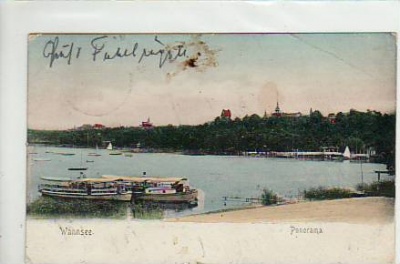 Berlin Wannsee Panorama 1906