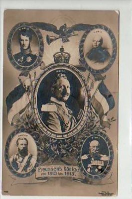Adel Monarchie Friedrich Wilhelm König von Preussen 1813 - 1913
