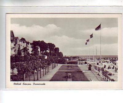 Ostseebad Bansin Usedom Promeande 1957