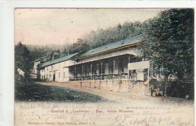 Elsterberg in Thüringen Gasthof Lochhaus 1906