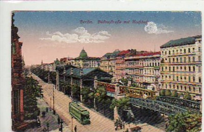 Berlin Schöneberg Hochbahn Bülowstraße Feldpost 1917