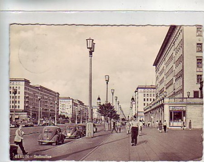 Berlin Friedrichshain Stalinallee 1959