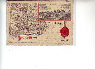 Altenburg anno 1560 AK von 1906