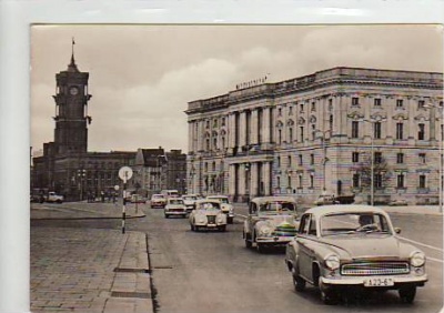 Berlin Mitte Rathaus und Marstall 1965