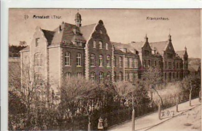 Arnstadt in Thüringen Krankenhaus 1914