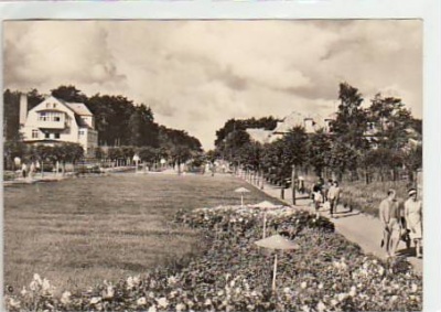 Ostseebad Baabe Rügen Promenade 1970