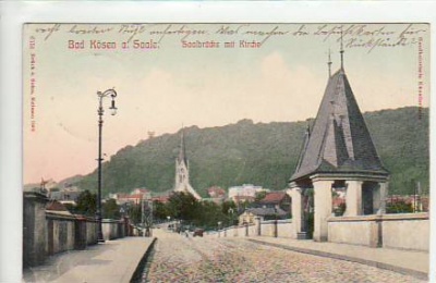 Bad Kösen Saalbrücke 1913