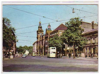 Berlin Pankow Breite Strasse mit Rathaus 1966