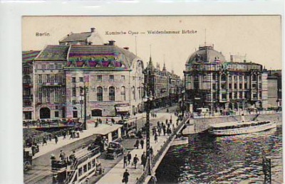 Berlin Mitte Weidendammer-Brücke 1912