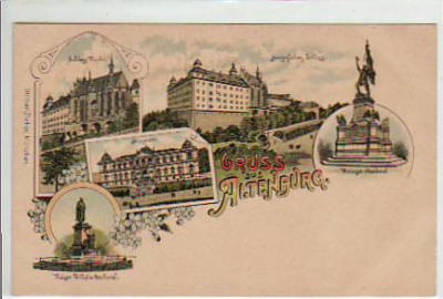 Altenburg Litho Ansichtskarte ca 1900
