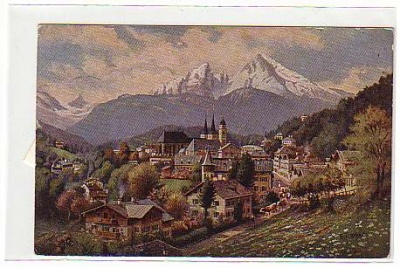 Berchtesgaden ,Künstler H.Treiber 1921