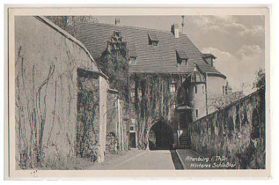 Altenburg Schloß , Stempel 9.4.1945