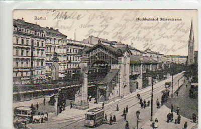 Berlin Schöneberg Hochbahnbahnhof Bülowstraße 1914
