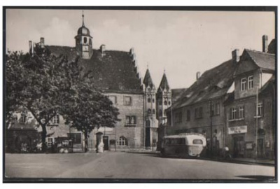 Freyburg Unstrut Markt 1958
