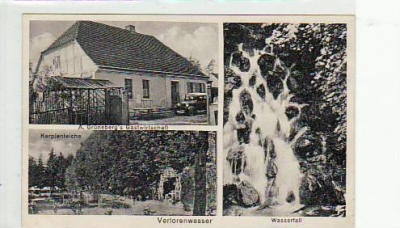 Verlorenwasser bei Belzig Gasthaus und Wasserfall