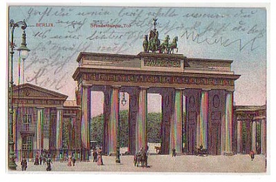 Berlin Mitte Brandenburger Thor 1915