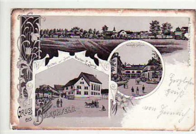 Barchfeld Werra Litho Ansichtskarte von 1903