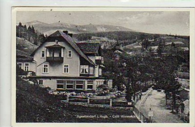 Agnetendorf Riesengebirge Cafe Wennrich 1940