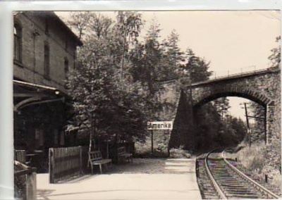 Amerika im Erzgebirge Bahnhof 1967