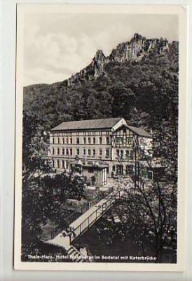 Thale im Harz Hotel Waldkater Bodethal 1953