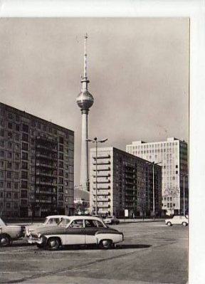 Berlin Friedrichshain Neubauten Karl-Marx-Allee 1969
