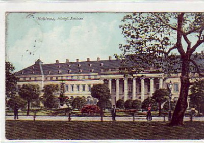 Koblenz Schloss 1909
