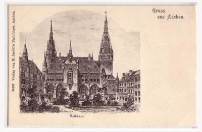 Aachen Rathaus vor 1907