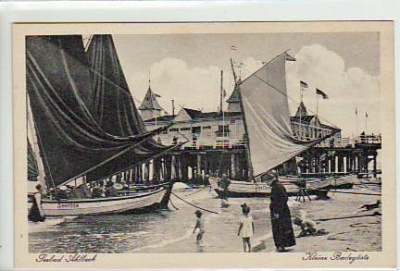 Ostseebad Ahlbeck Segelboote ca 1925