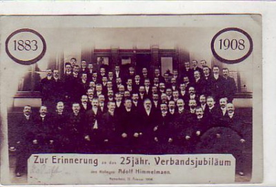 Remscheid Anlaß 25 Jahre Verband Adolf Himmelmann 1908