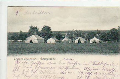 Altengrabow Truppenübungsplatz Feldbäckerei ca 1905