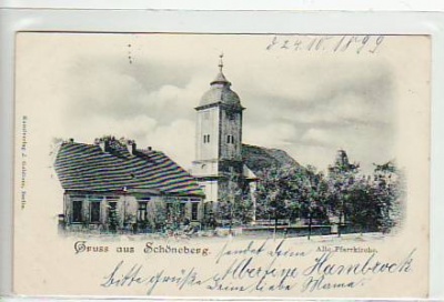 Berlin Schöneberg Kirche 1899