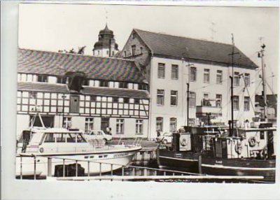 Ueckermünde Fischer Hafen ca 1980