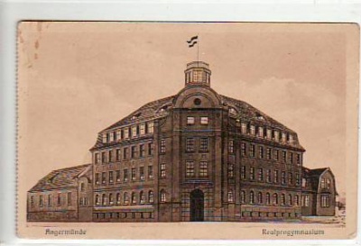 Angermünde Gymnasium ca 1915