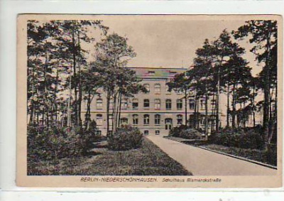 Berlin Niederschönhausen Schulhaus ca 1915