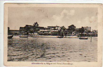 Alt Reddevitz Möchngut Rügen Hotel Meeresauge ca 1935
