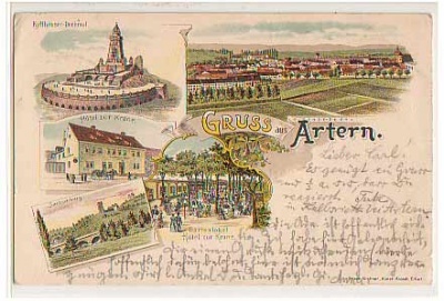 Artern Litho von 1902