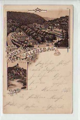 Alexisbad bei Quedlinburg Ansichtskarten Vorläufer von 1890