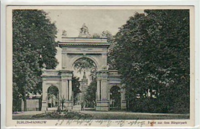 Berlin Pankow Bürgerpark 1928