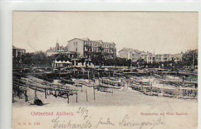 Ostseebad Ahlbeck mit Hotel Seeblick 1905